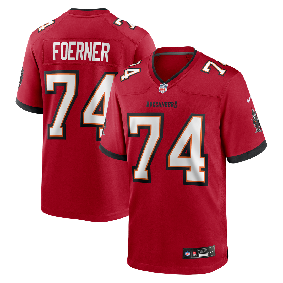 Marshall Foerner Tampa Bay Buccaneers Game Jersey - Red
