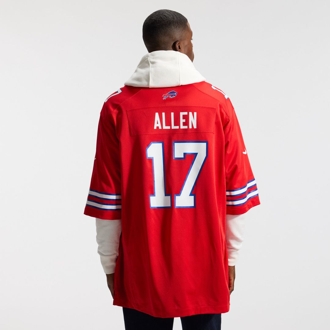 Josh Allen Buffalo Bills Nickel City Game Jersey - Gray
