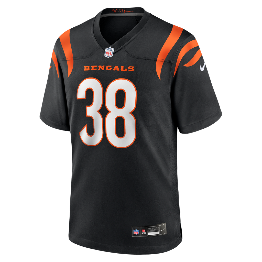 DJ Ivey Cincinnati Bengals Game Jersey - Black