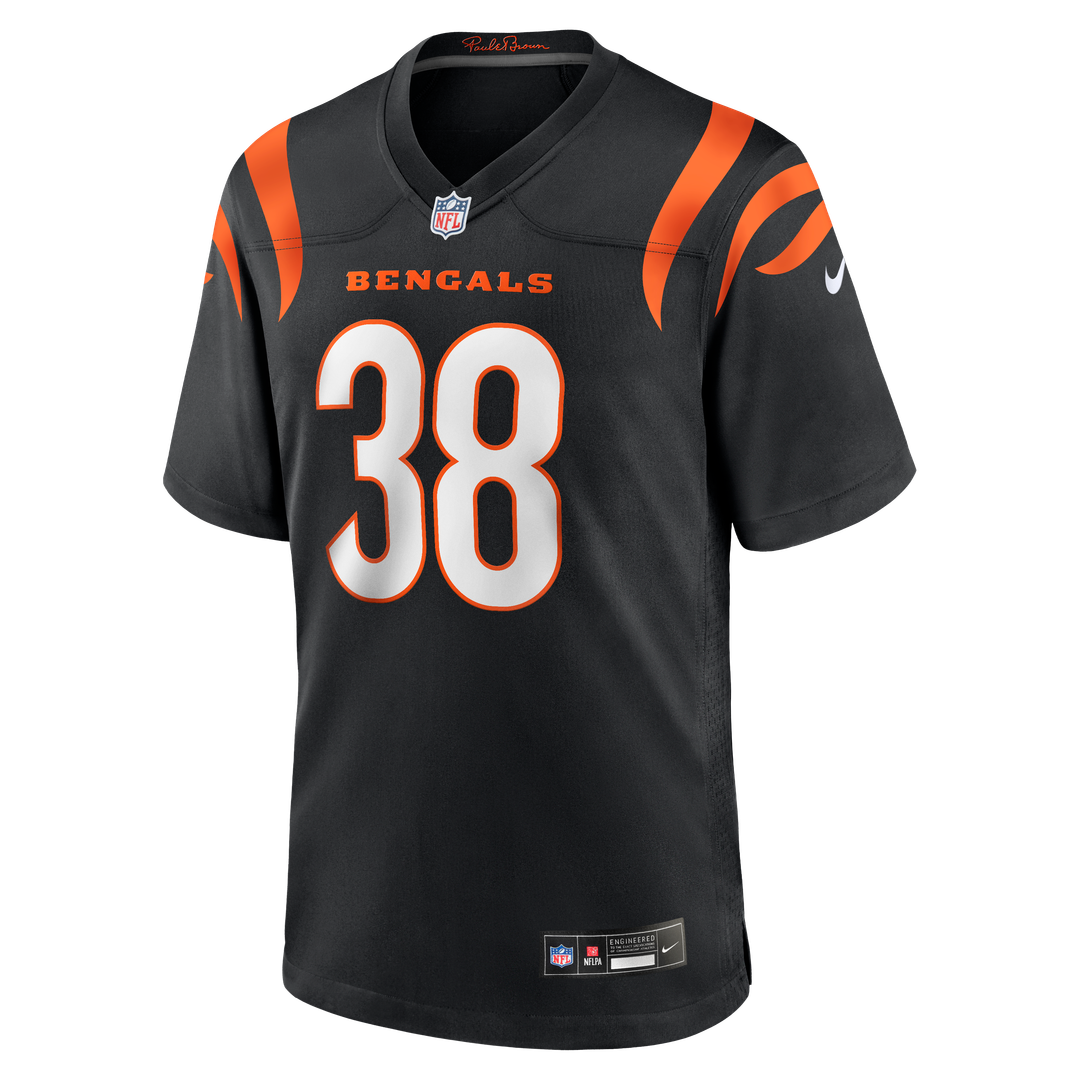 DJ Ivey Cincinnati Bengals Game Jersey - Black