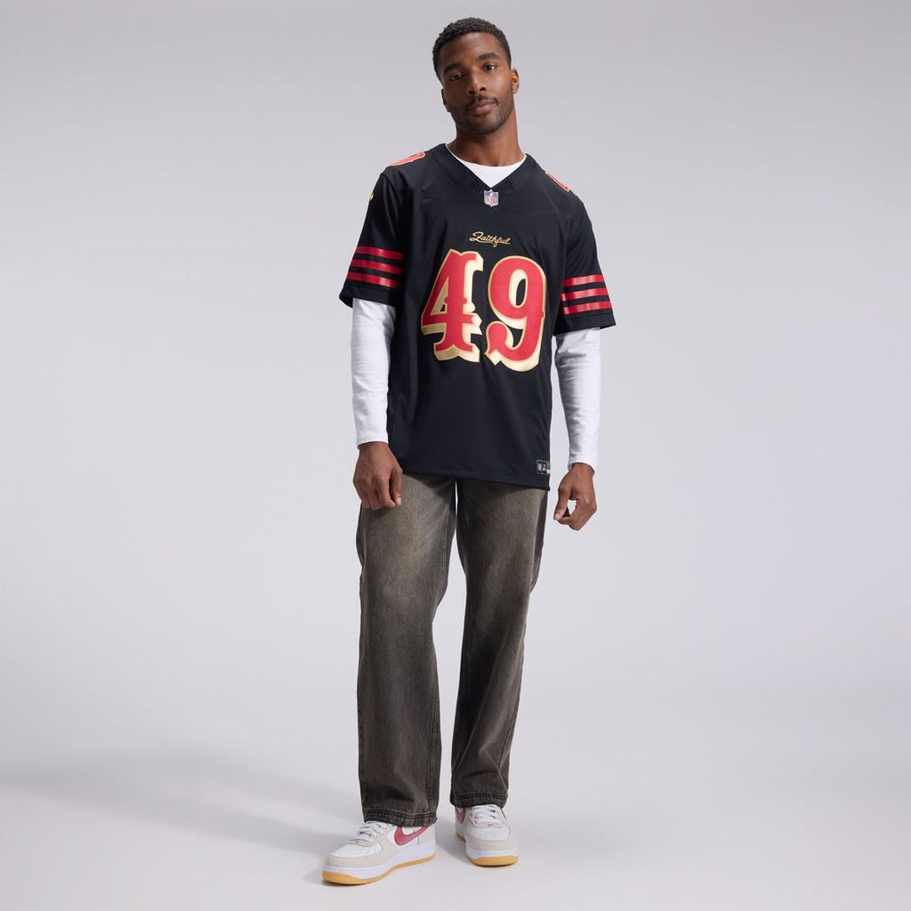 The Faithful San Francisco 49ers Rivalries Collection Stitched Limited Jersey - Black