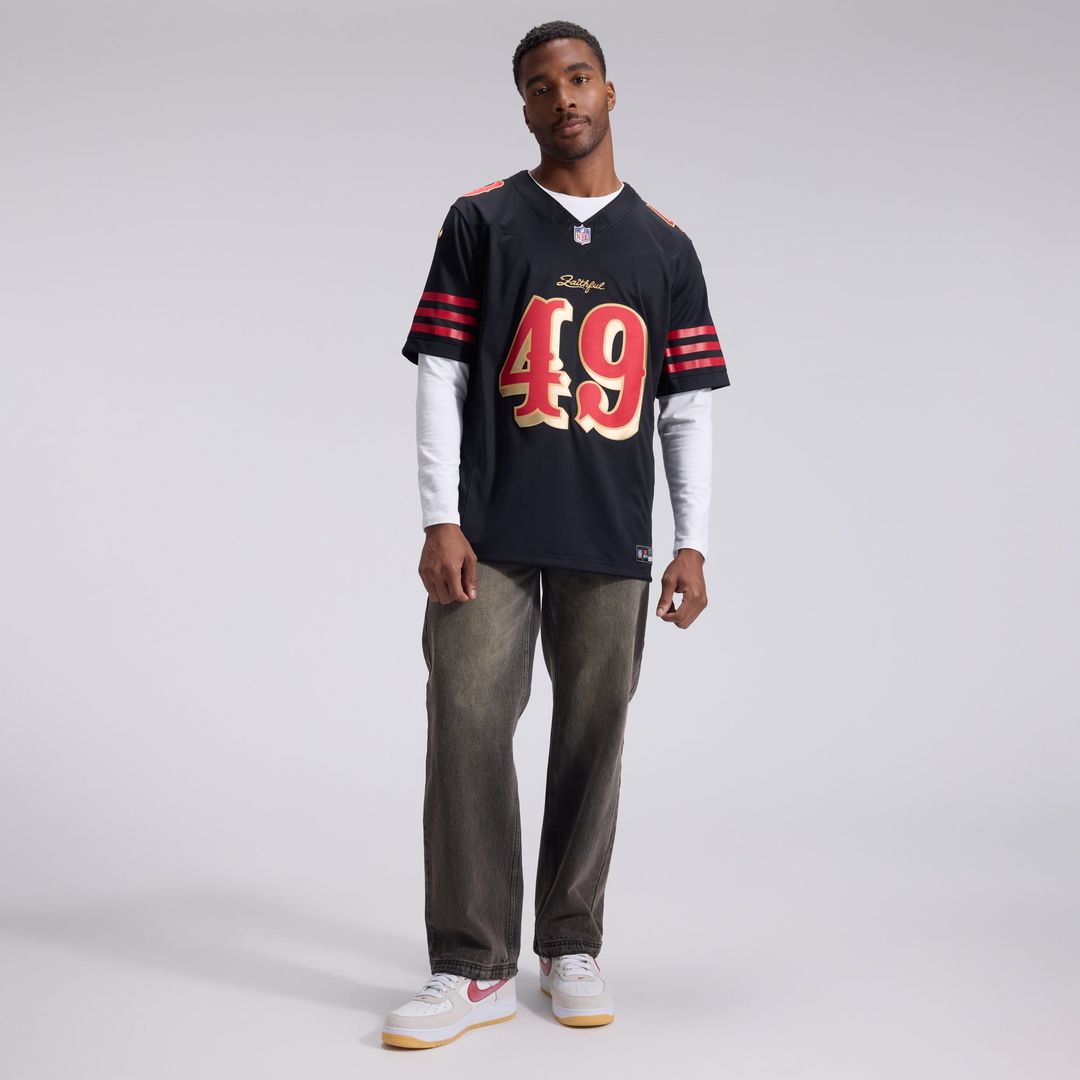 The Faithful San Francisco 49ers Rivalries Collection Stitched Limited Jersey - Black