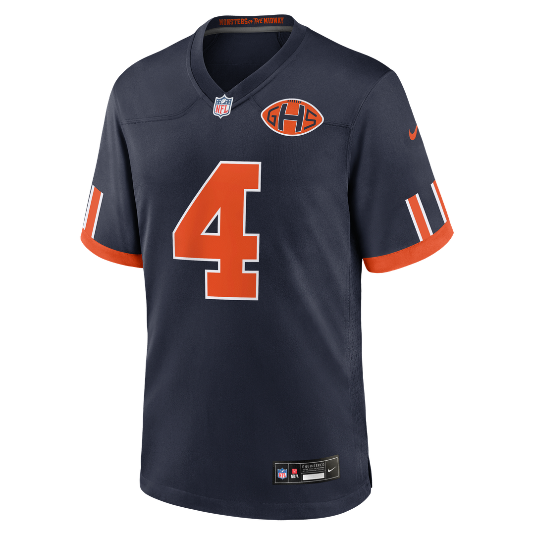 D'Andre Swift Chicago Bears 2026 Rivalries Collection Game Jersey - Navy