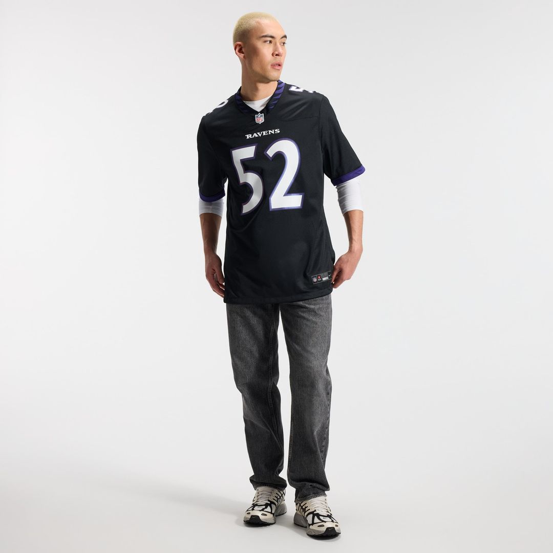 Ray Lewis Baltimore Ravens Alternate Game Jersey - Black