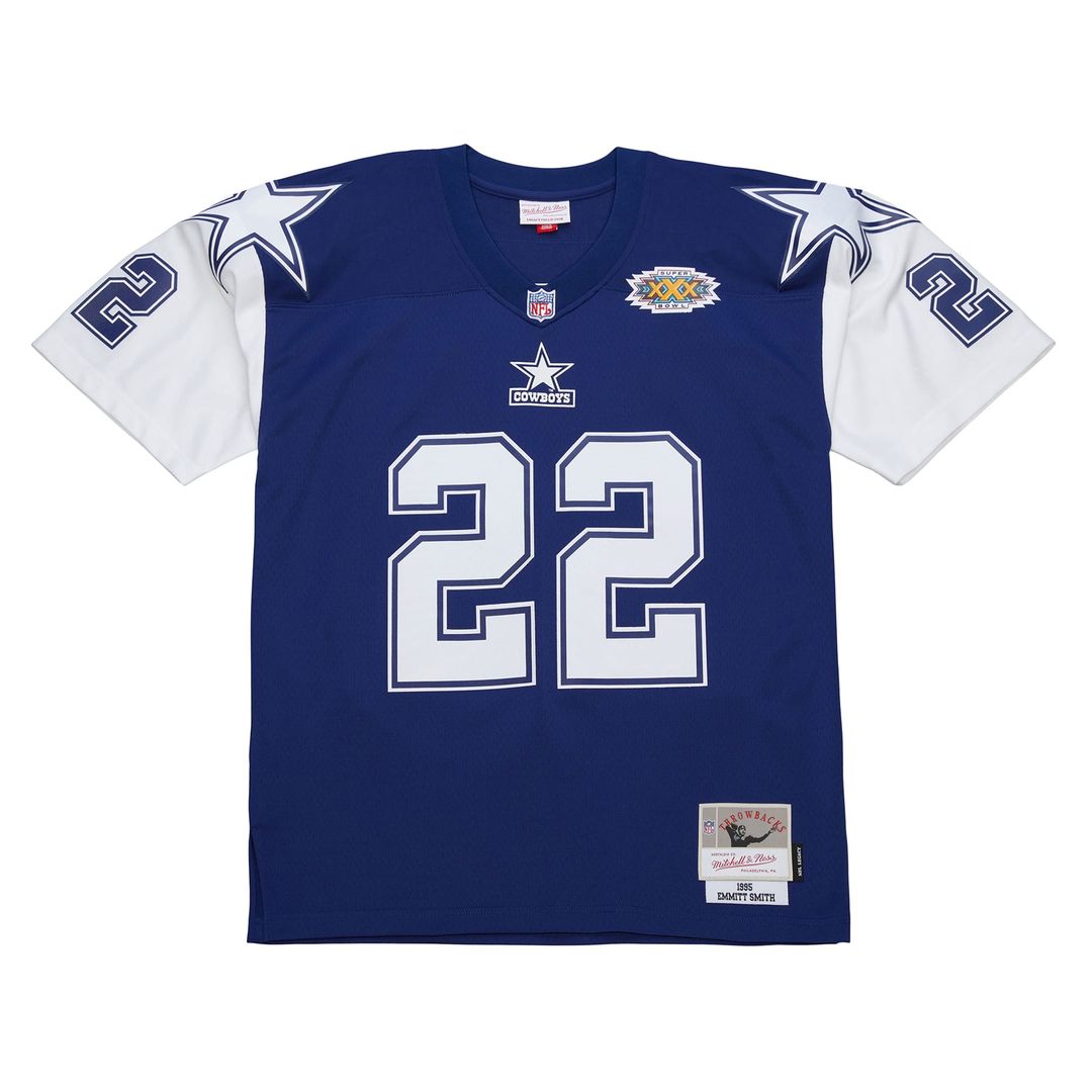 Emmitt Smith Dallas Cowboys 1995 Legacy Replica Jersey - Navy