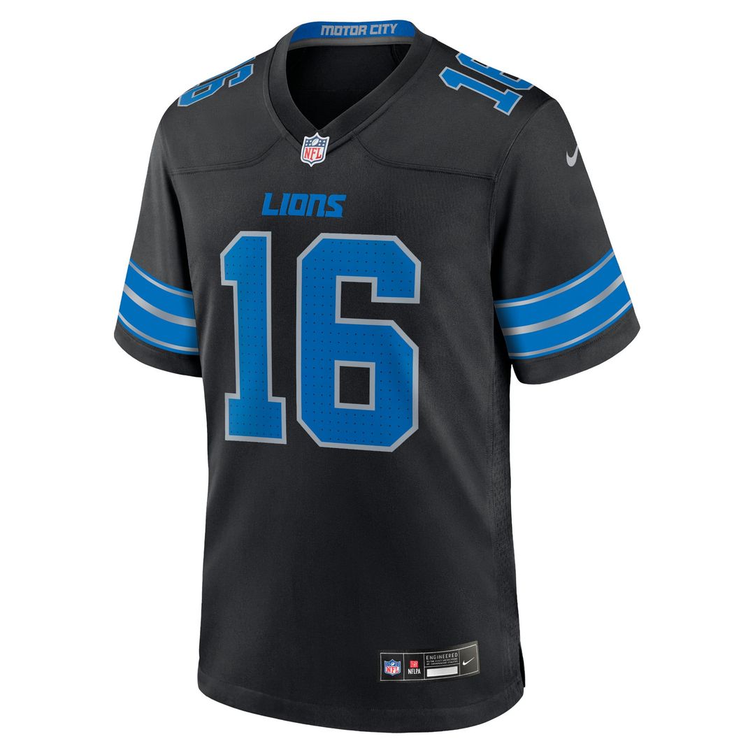 Jared Goff Detroit Lions Game Jersey - Blue