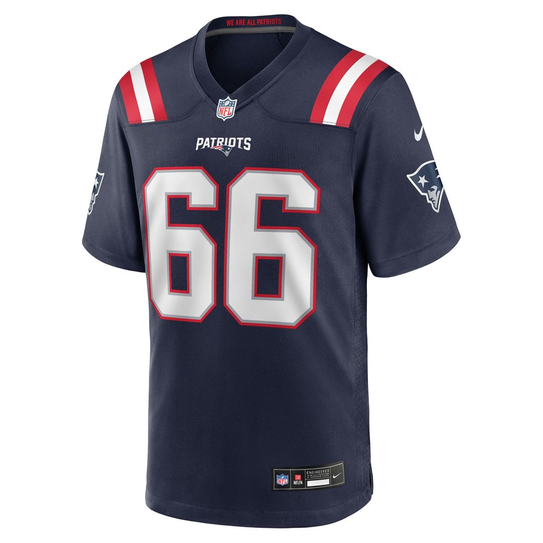 Will Campbell New England Patriots Game Jersey - Navy