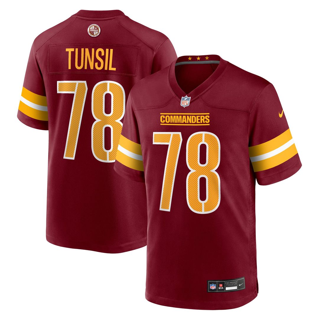 Laremy Tunsil Washington Commanders Game Jersey - Burgundy