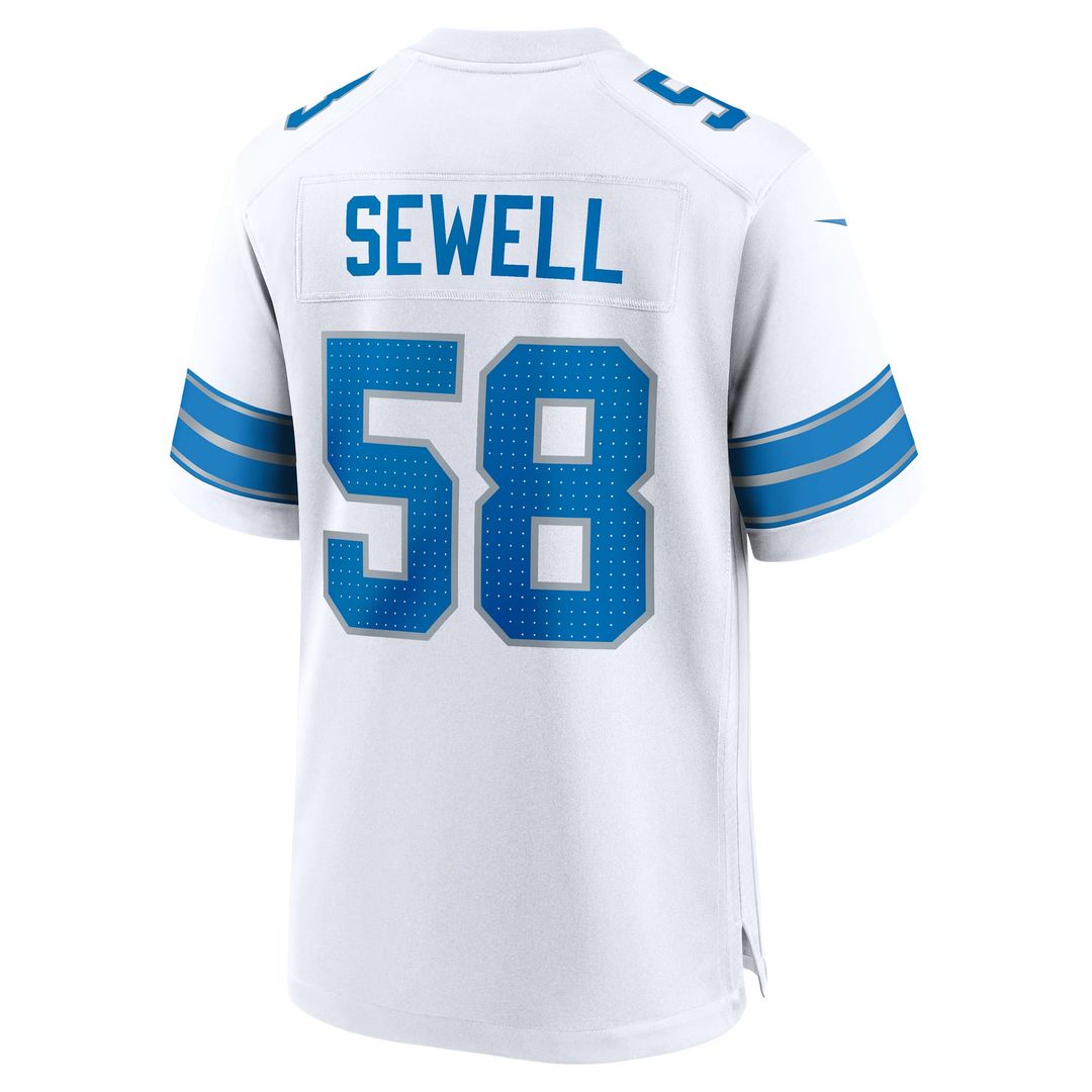 Penei Sewell Detroit Lions 2nd Alternate Game Jersey - Black