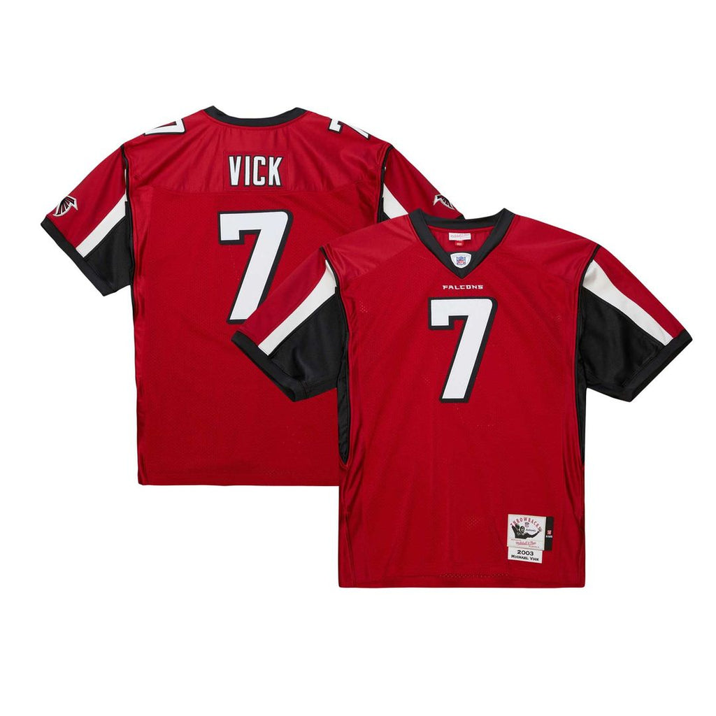 Michael Vick Atlanta Falcons 2003 Authentic Throwback Jersey - Red