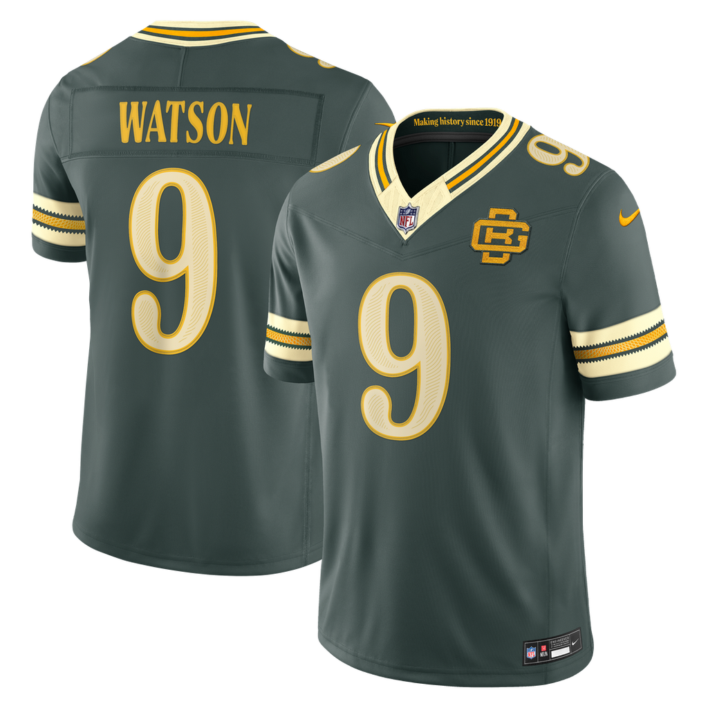Christian Watson Green Bay Packers 2026 Rivalries Collection Stitched Limited Jersey - Green