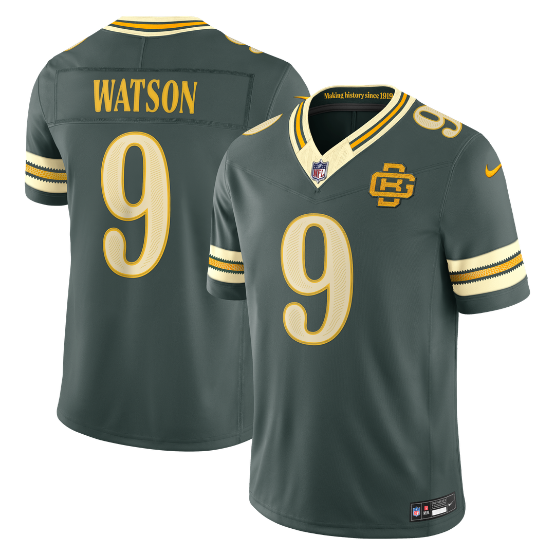 Christian Watson Green Bay Packers 2026 Rivalries Collection Stitched Limited Jersey - Green