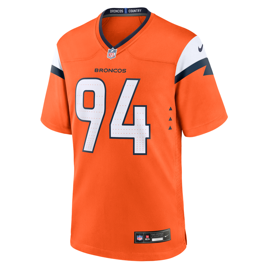Jordan Jackson Denver Broncos Game Jersey - Orange