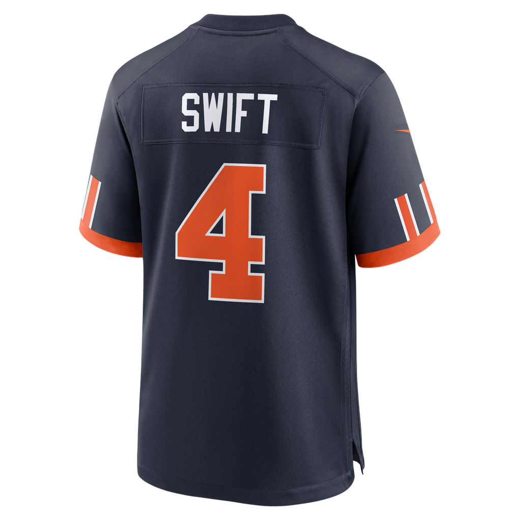 D'Andre Swift Chicago Bears 2026 Rivalries Collection Game Jersey - Navy