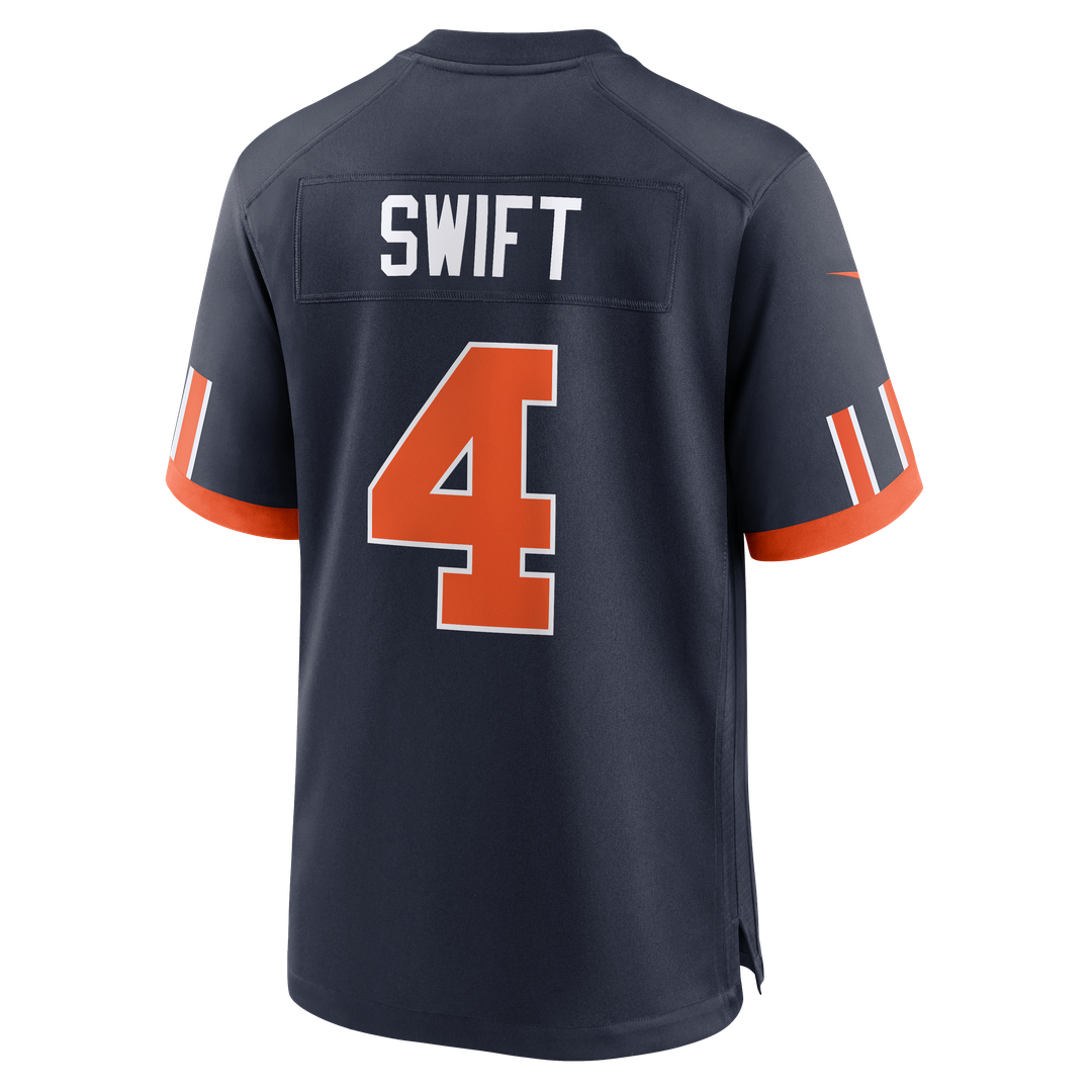 D'Andre Swift Chicago Bears 2026 Rivalries Collection Game Jersey - Navy