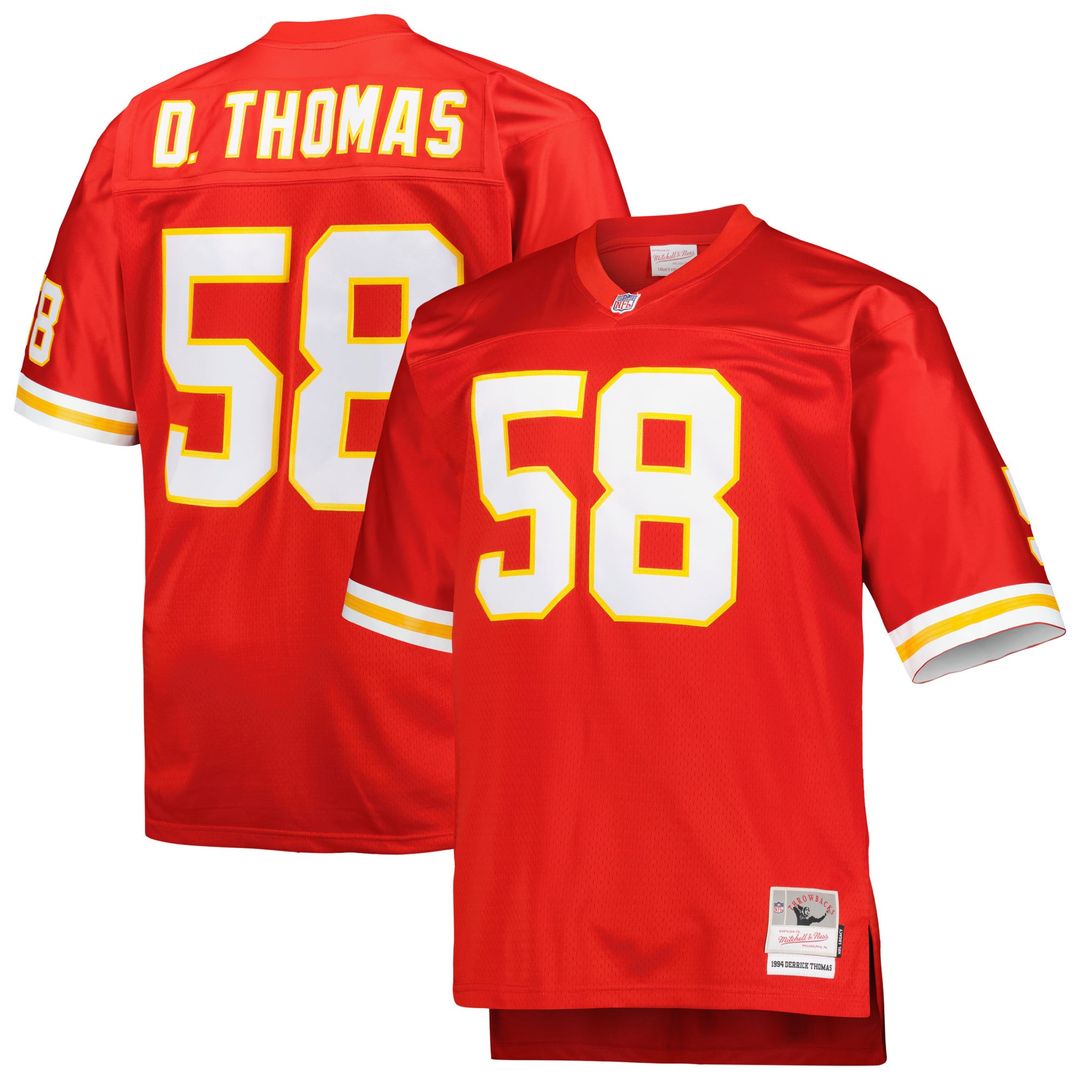 Derrick Thomas Kansas City Chiefs Big & Tall 1994 Replica Jersey - Red