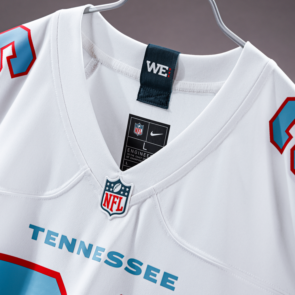 Chimere Dike Tennessee Titans Game Jersey - Light Blue