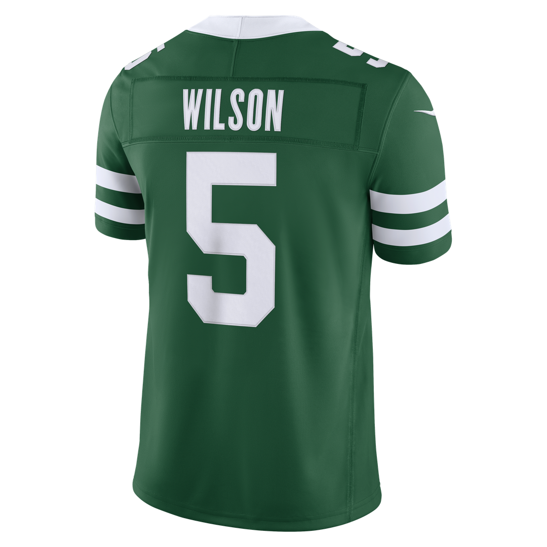 Garrett Wilson New York Jets Vapor F.U.S.E. Stitched Limited Jersey - Legacy Green