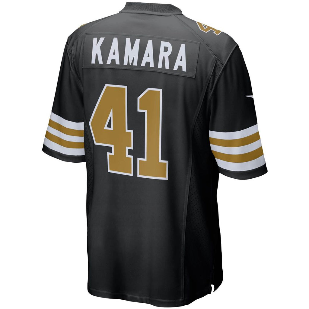 Alvin Kamara New Orleans Saints Alternate Game Jersey - Black