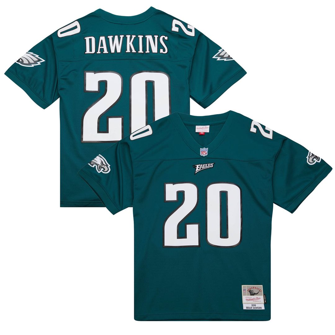 Brian Dawkins Philadelphia Eagles Legacy Replica Jersey - Green
