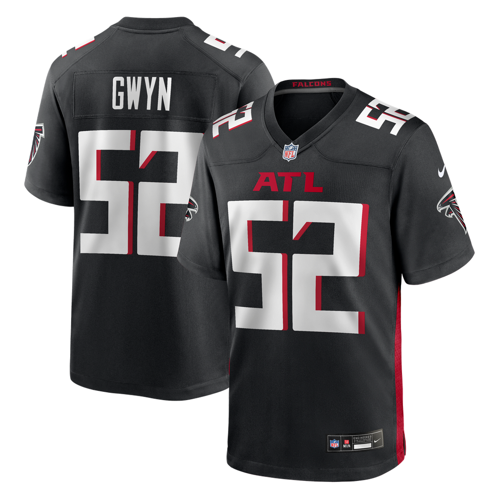 Jovaughn Gwyn Atlanta Falcons Game Jersey - Black