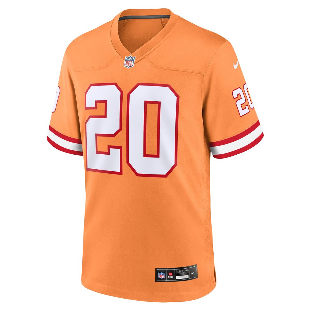 Ronde Barber Tampa Bay Buccaneers Alternate Game Jersey - Orange