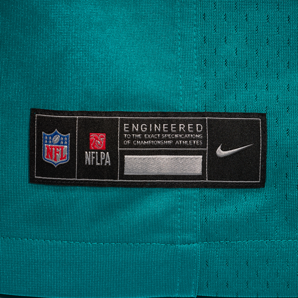 Jacob Rodriguez Miami Dolphins Alternate Game Jersey - Aqua