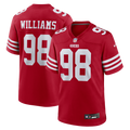 Mykel Williams San Francisco 49ers Game Jersey - Scarlet
