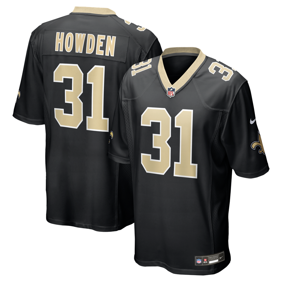 Jordan Howden New Orleans Saints Game Jersey - Black