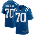 Art Donovan Indianapolis Colts Game Jersey - Royal Blue