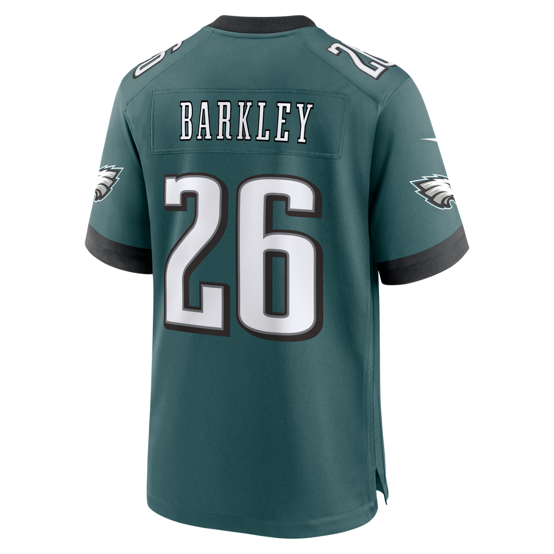 Saquon Barkley Philadelphia Eagles Game Jersey - Midnight Green