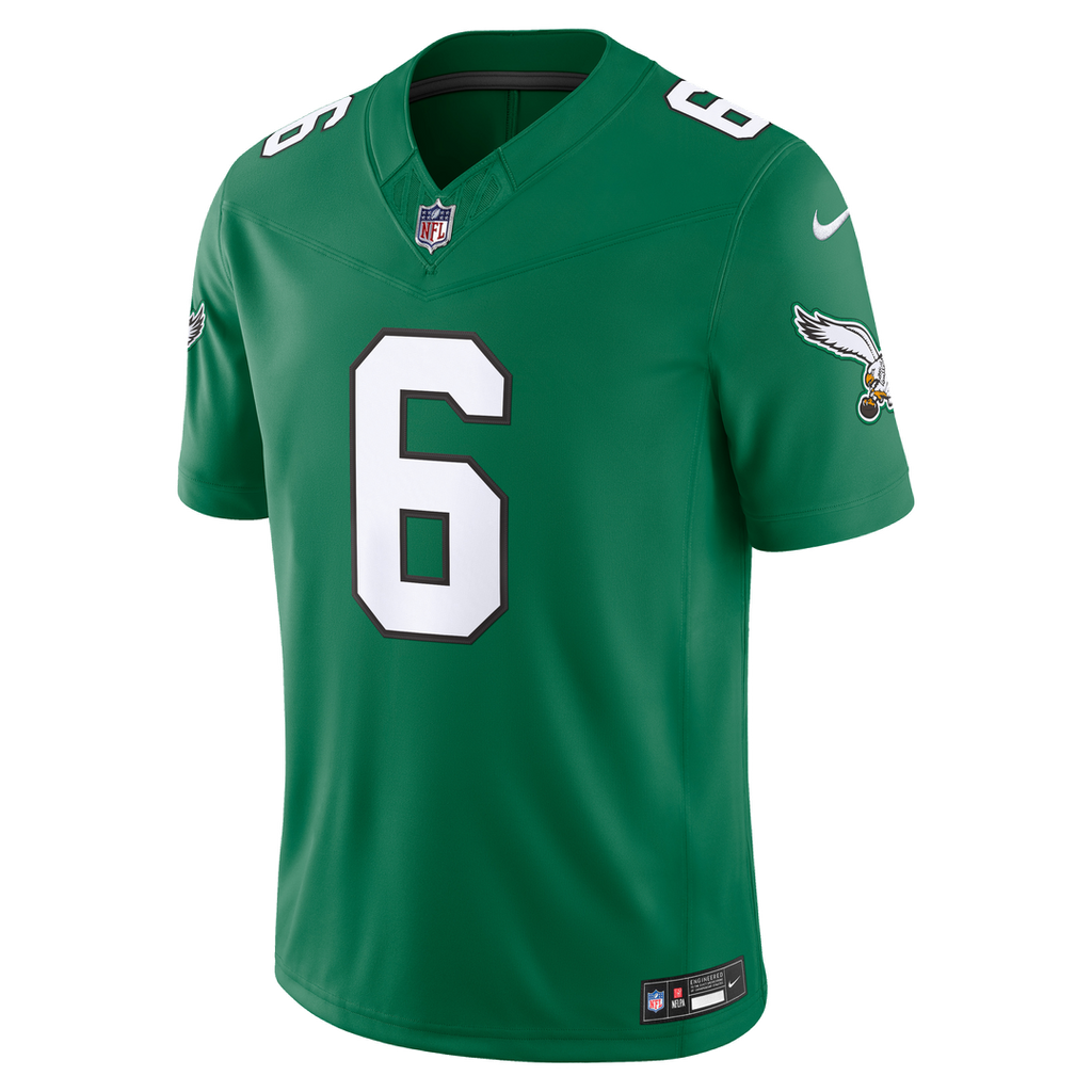 DeVonta Smith Philadelphia Eagles Alternate Vapor F.U.S.E. Stitched Limited Jersey - Black