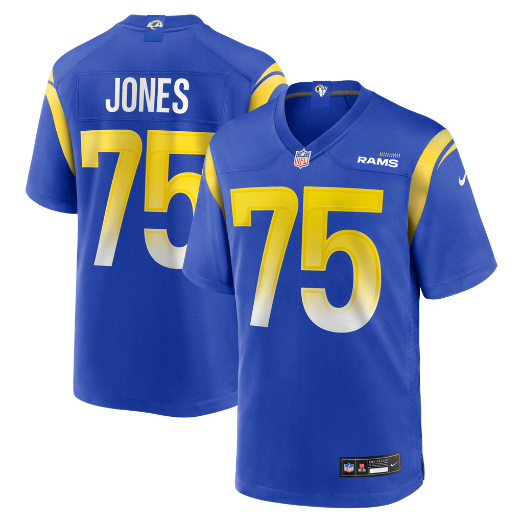 Deacon Jones Los Angeles Rams Game Jersey - Royal Blue