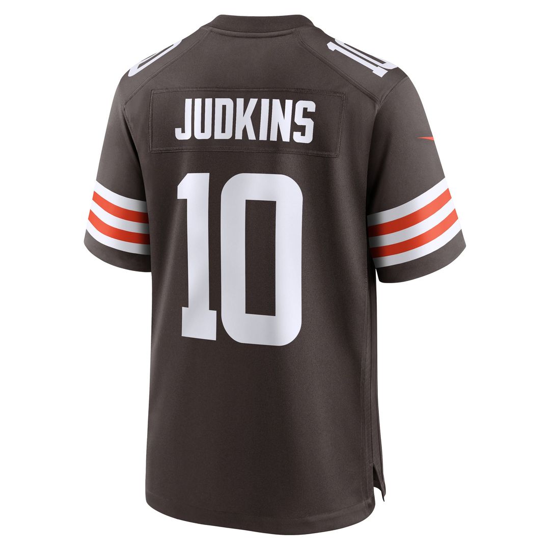 Quinshon Judkins Cleveland Browns 2025 NFL Draft Game Jersey - Brown