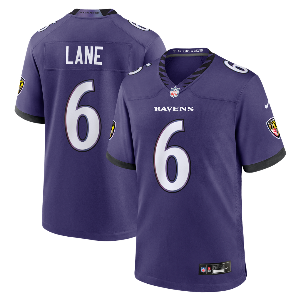 Ja'Kobi Lane Baltimore Ravens Game Jersey - Purple