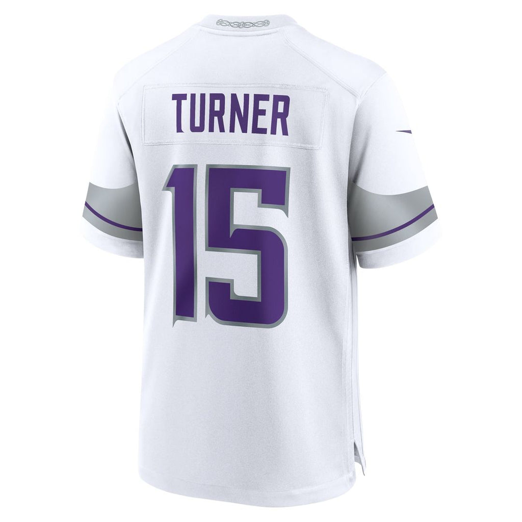Dallas Turner Minnesota Vikings Game Jersey - Purple