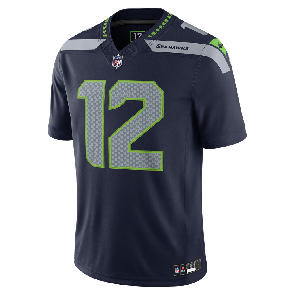 12s Seattle Seahawks Alternate Vapor F.U.S.E. Stitched Limited Jersey - Royal Blue