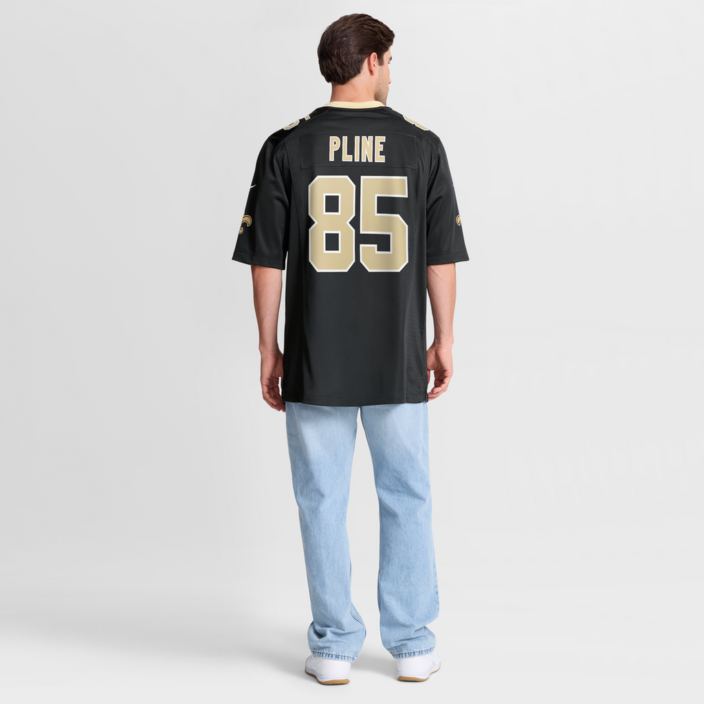 Mason Pline New Orleans Saints Game Jersey - Black