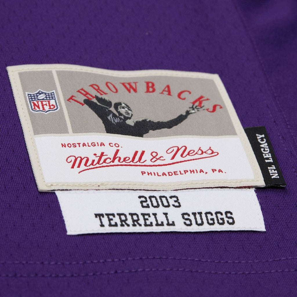 Terrell Suggs Baltimore Ravens 2003 Legacy Replica Jersey - Purple