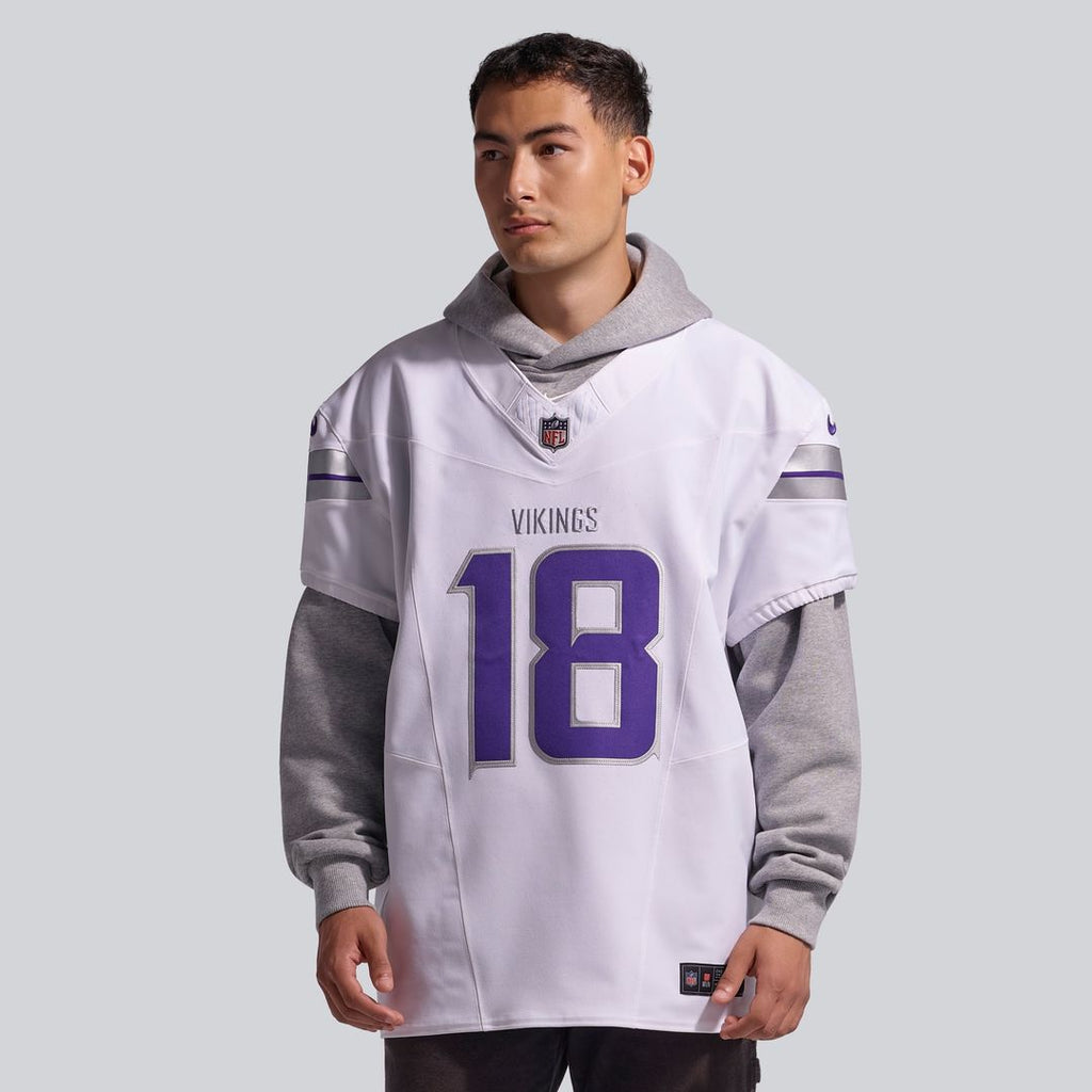 Justin Jefferson Minnesota Vikings Alternate Vapor F.U.S.E. Elite Jersey - White