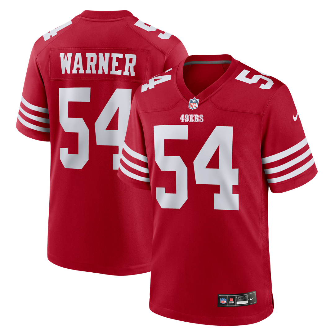 Fred Warner San Francisco 49ers Game Jersey - White