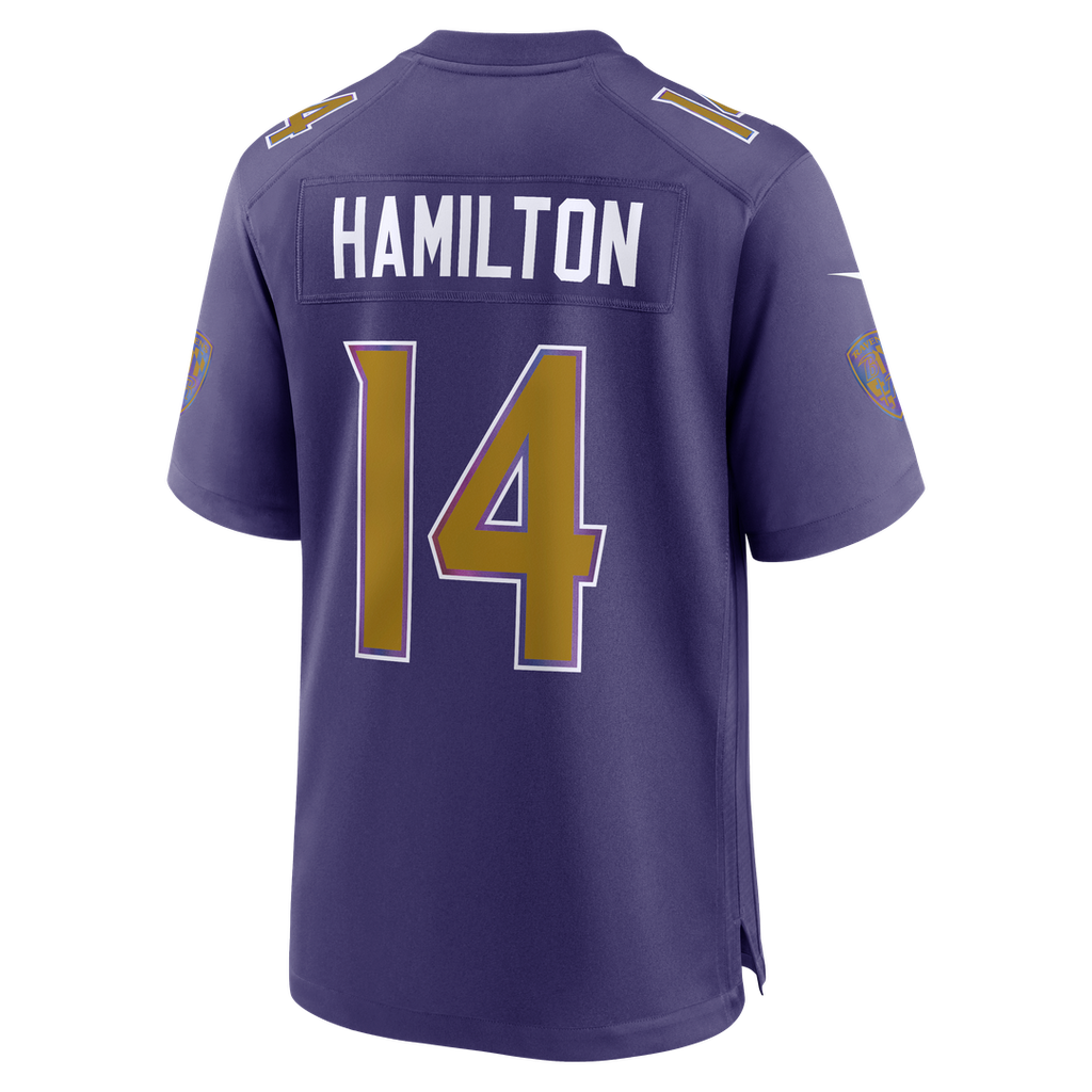 Kyle Hamilton Baltimore Ravens Alternate Game Jersey - Black
