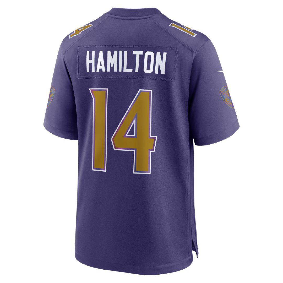Kyle Hamilton Baltimore Ravens Alternate Game Jersey - Purple