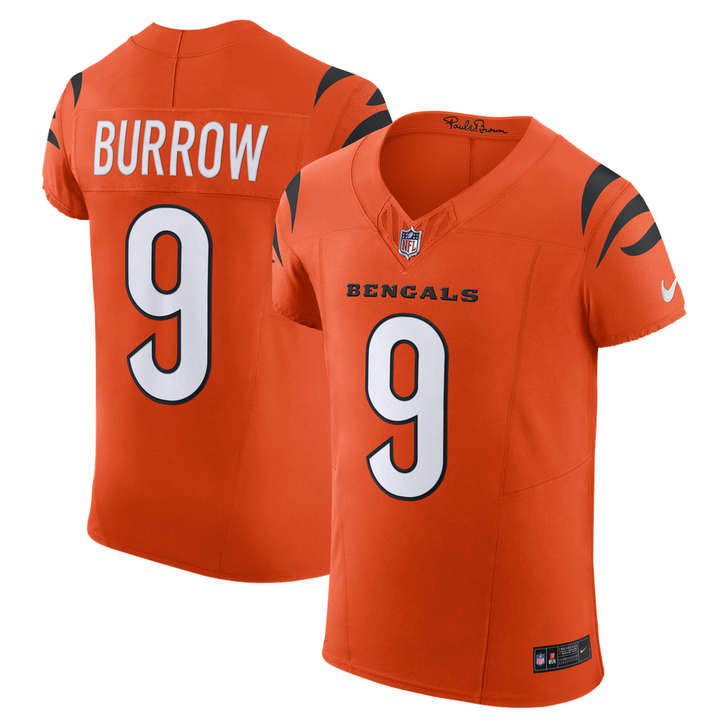 Joe Burrow Cincinnati Bengals Vapor F.U.S.E. Elite Jersey - Orange