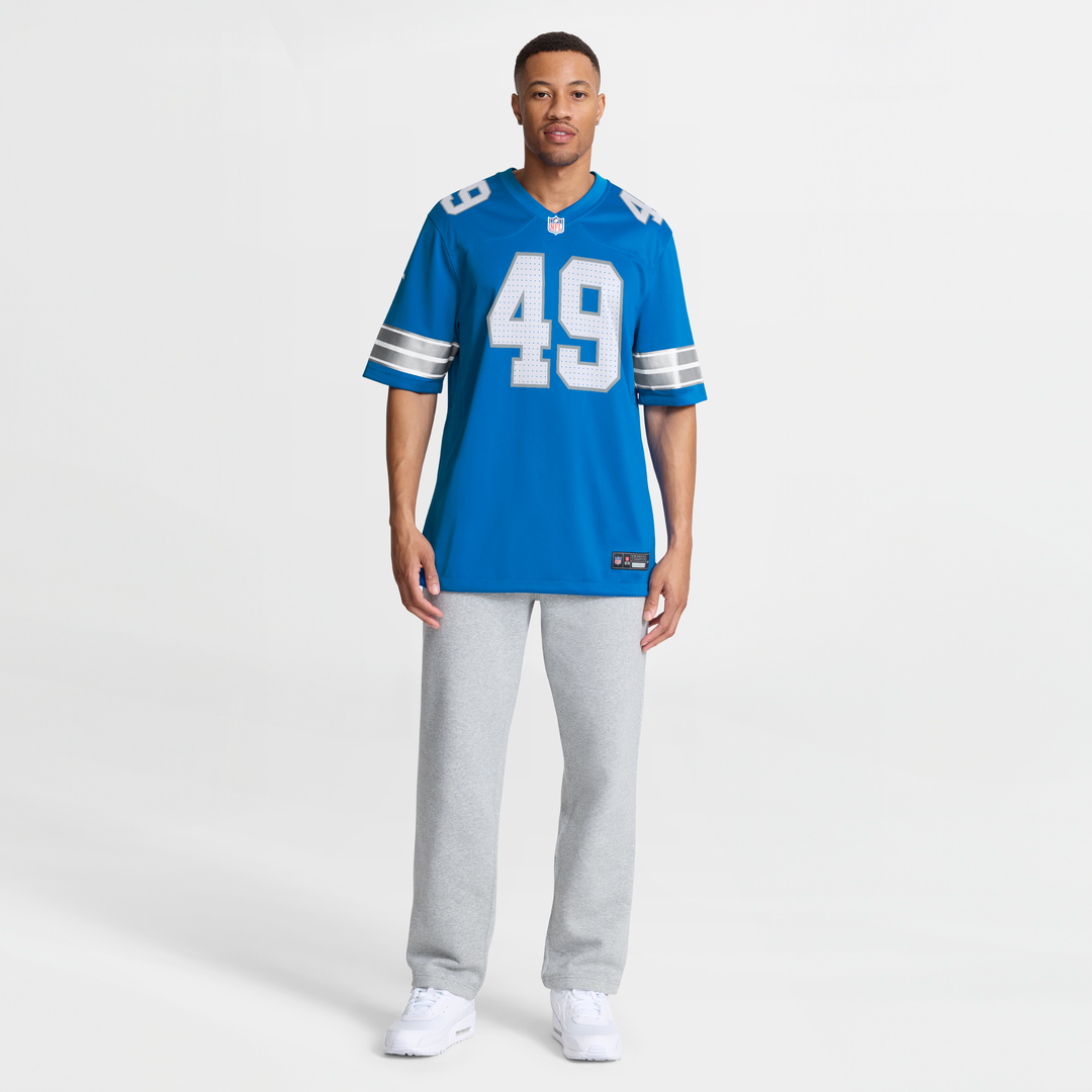 Hogan Hatten Detroit Lions Game Jersey - Blue