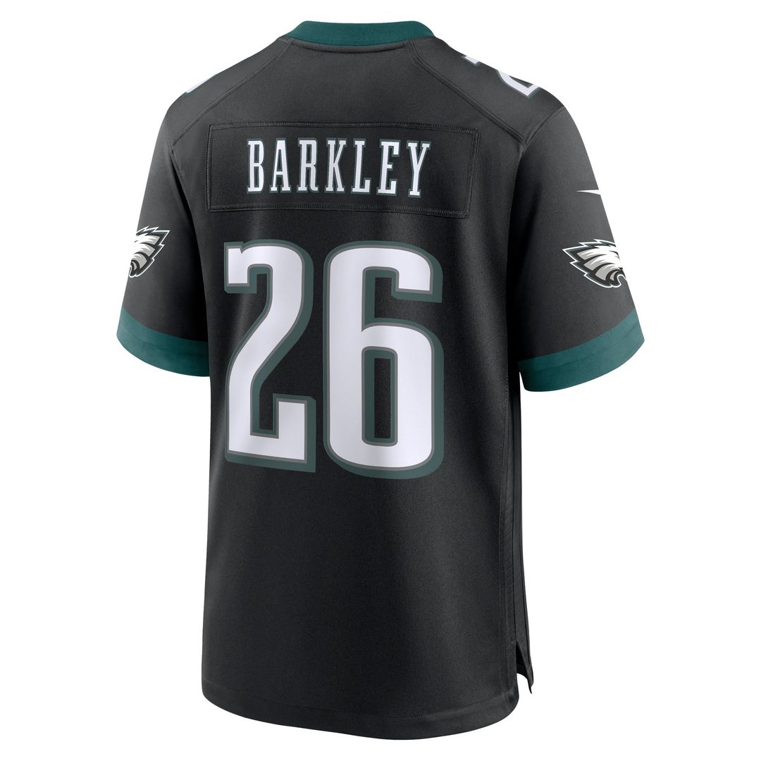 Saquon Barkley Philadelphia Eagles Game Jersey - Midnight Green