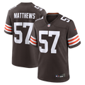 Clay Matthews Cleveland Browns Game Jersey - Brown