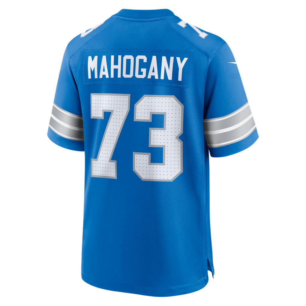 Christian Mahogany Detroit Lions Game Jersey - Blue