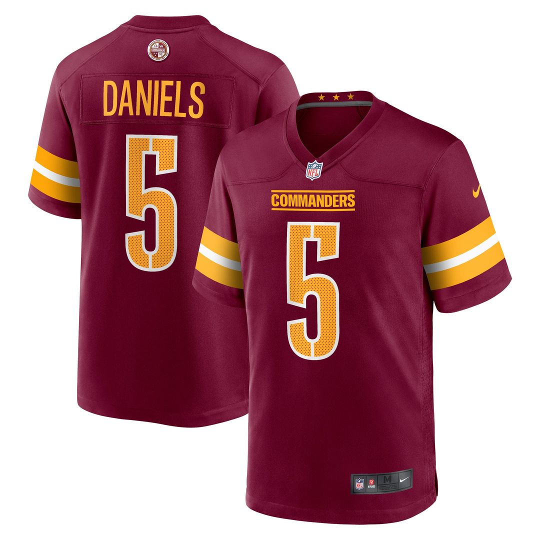 Jayden Daniels Washington Commanders Game Jersey - White