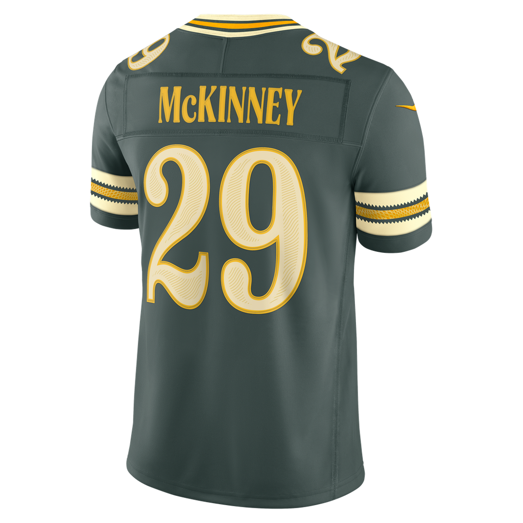 Xavier McKinney Green Bay Packers 2026 Rivalries Collection Stitched Limited Jersey - Green